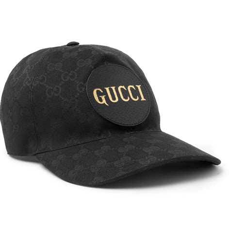 gucci cap schwarz|gucci canvas baseball hat.